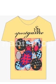 Active Lifestyle Prints Collection. color :Butter Yellow